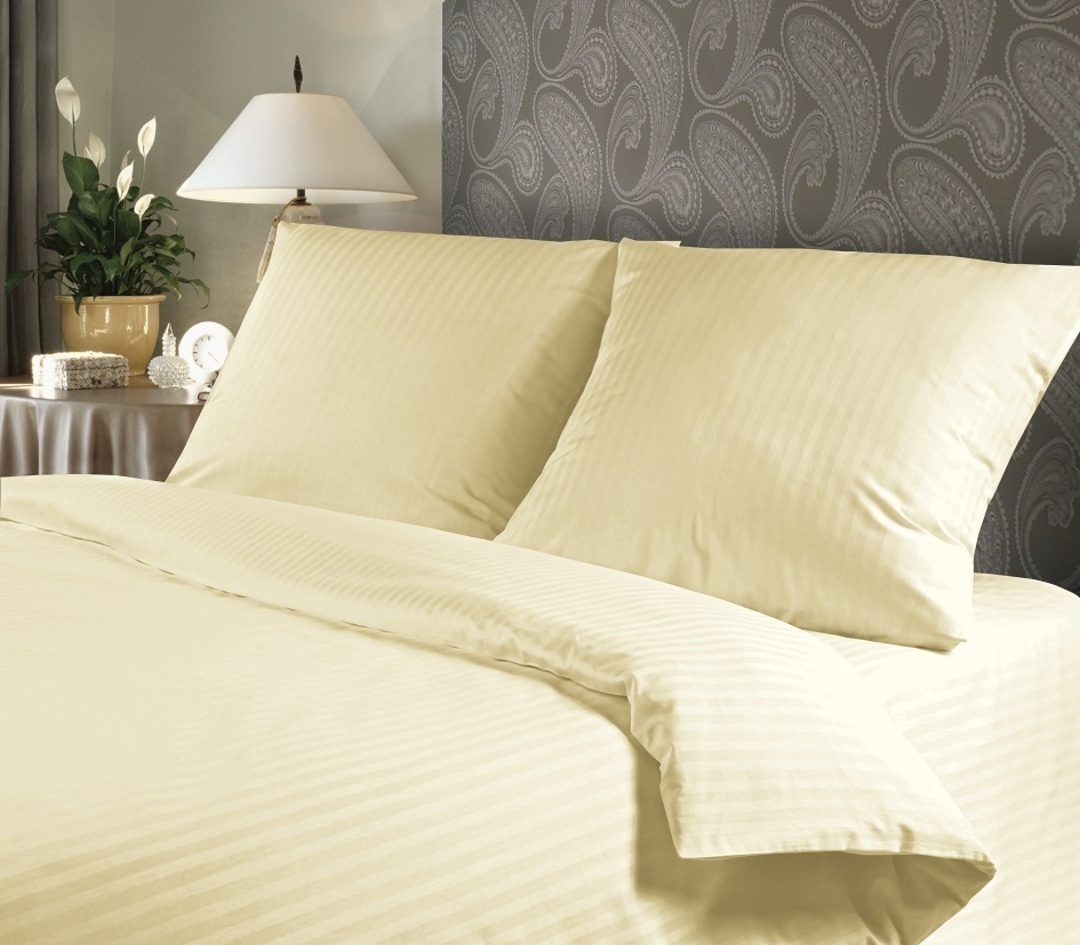 КПБ 2сп страйп-сатин (нав 70*70) Verossa Stripe <8274/11 Amber>