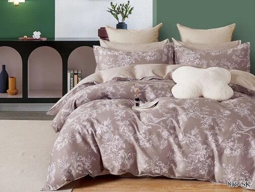 КПБ евро сатин в коробке Satin de Luxe SK Клео <859-SK>