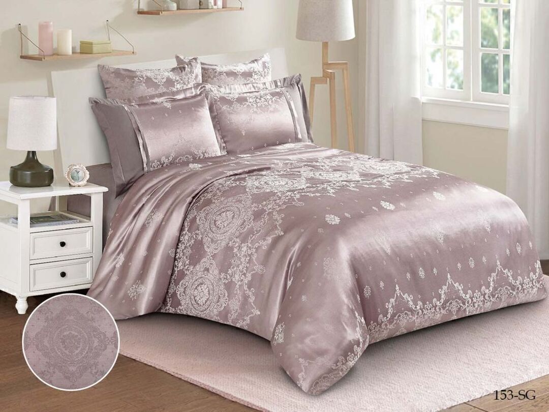 КПБ семейный сатин-жаккард Satin Jacquard SG Клео <SG-153>
