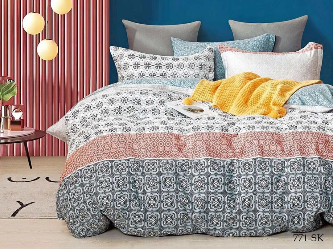КПБ 2сп сатин в коробке (нав 70*70) Satin de Luxe SK Клео <771-SK Скидка>