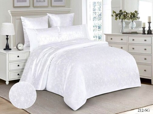 КПБ евро сатин-жаккард Satin Jacquard SG Клео <SG-212>