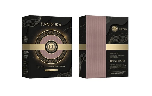КПБ  микрофибра-страйп  с европростыней Pandora <№17-5734 Изумруд>