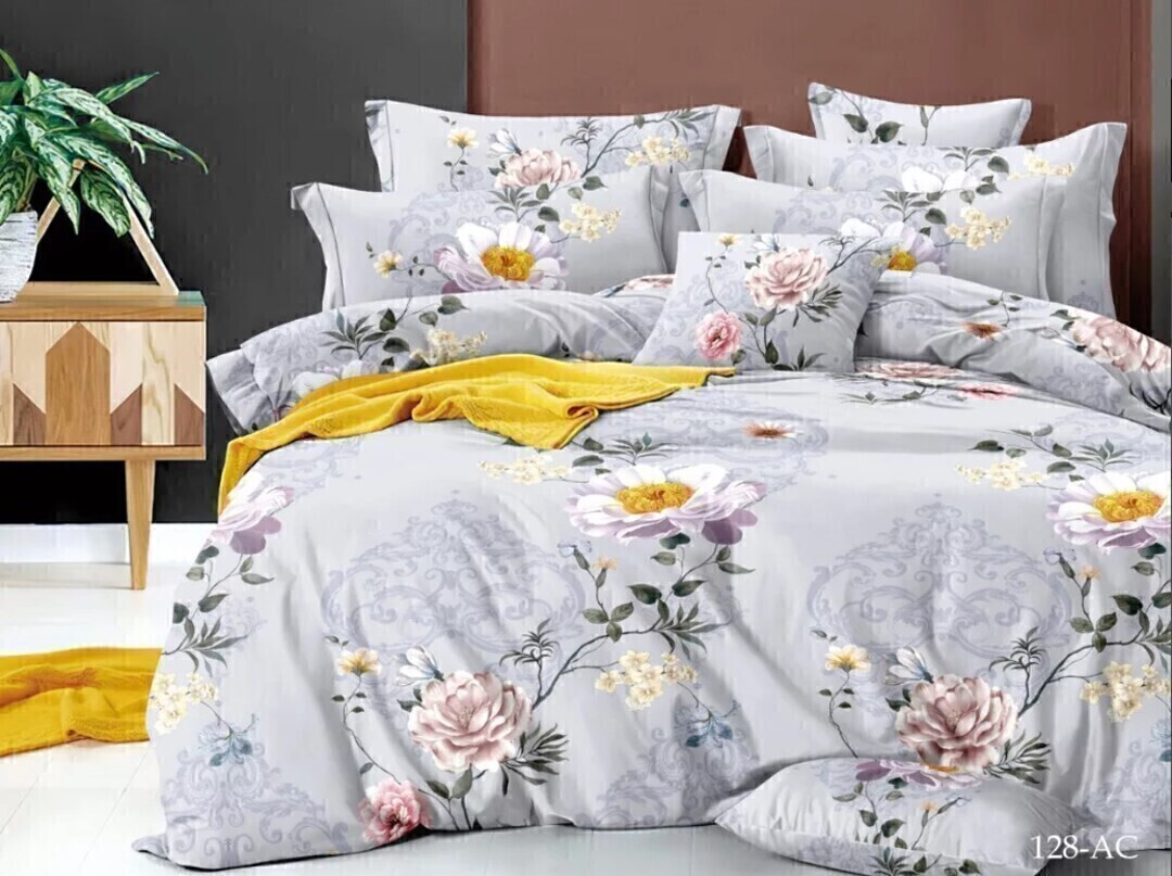 КПБ евро полисатин Art Color AC (нав. 50*70-2шт) Клео <AC-128>