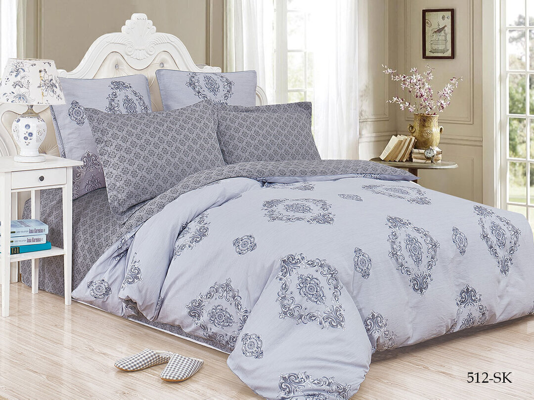 КПБ 2сп сатин в коробке (нав 70*70) Satin de Luxe SK Клео <512-SK>