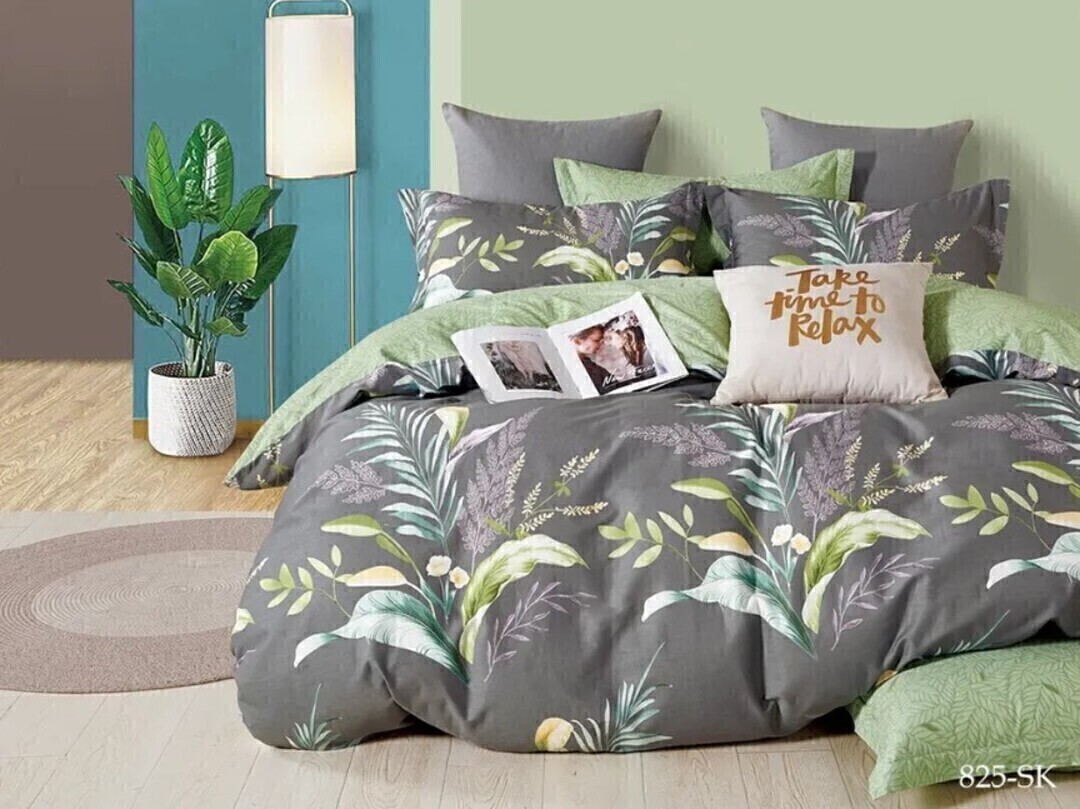 КПБ евро сатин в коробке Satin de Luxe SK Клео <825-SK>
