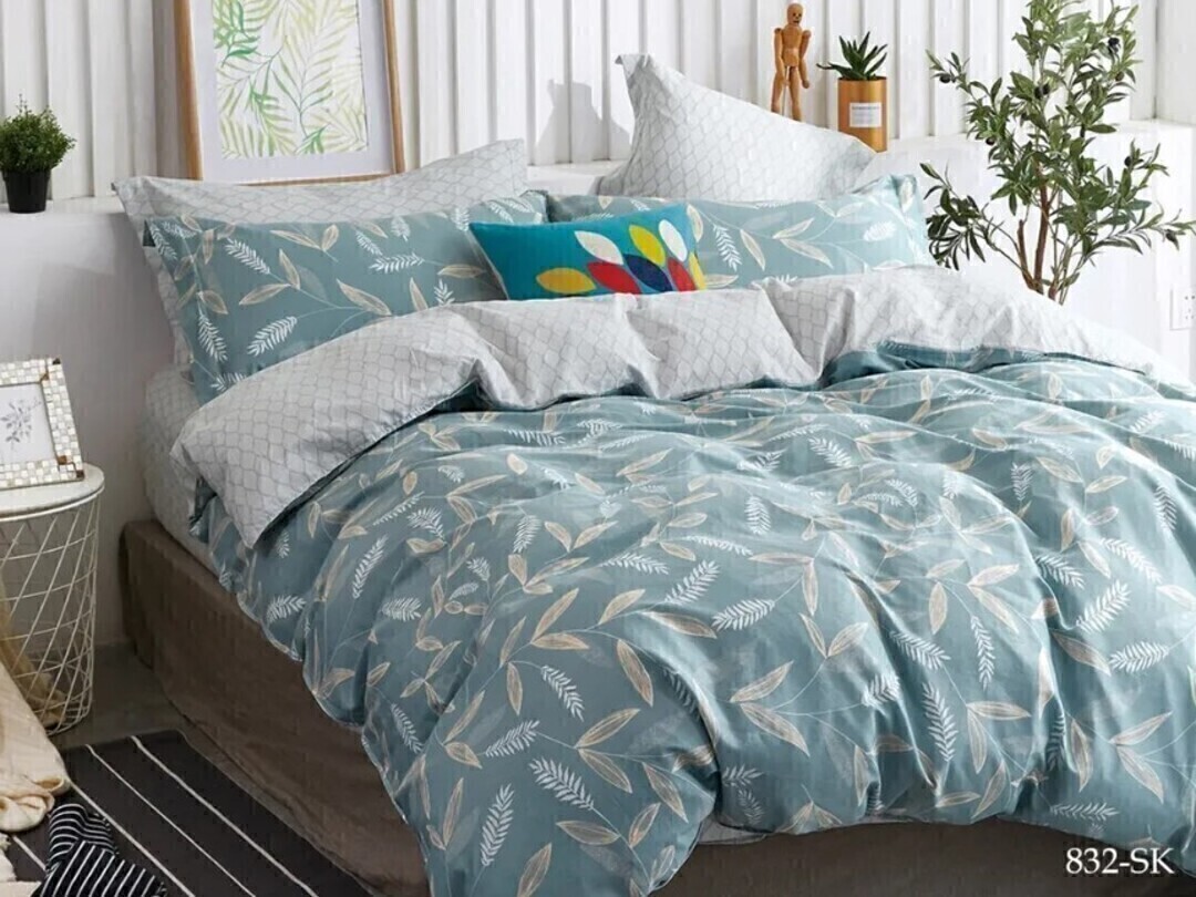 КПБ евро сатин в коробке Satin de Luxe SK Клео <832-SK>