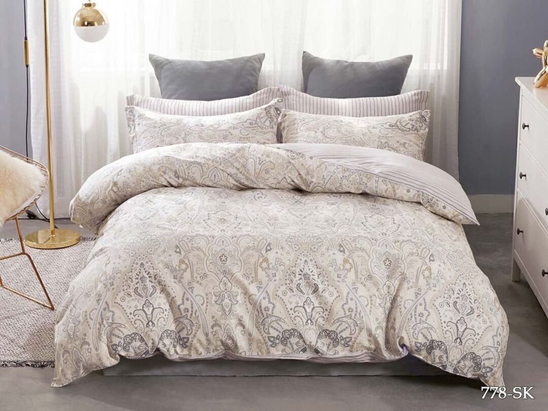 КПБ 2сп сатин в коробке (нав 70*70) Satin de Luxe SK Клео <778-SK>